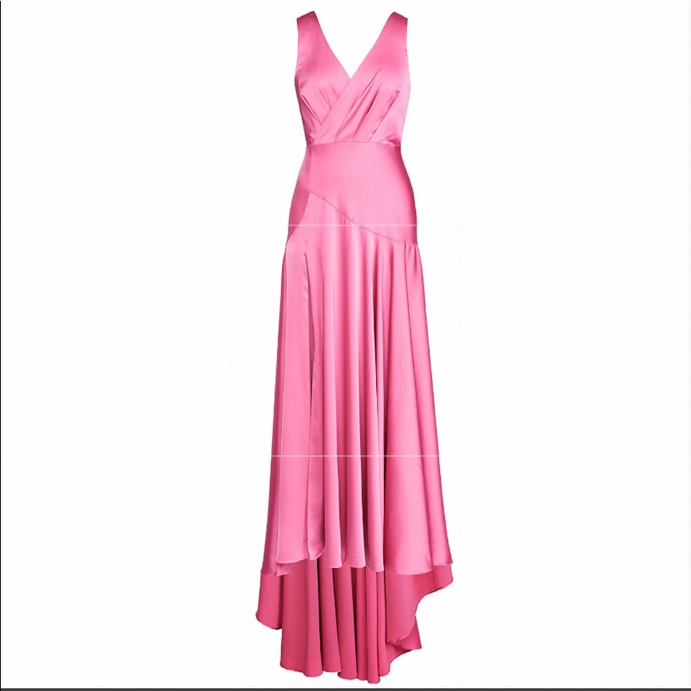 Pink evening gown